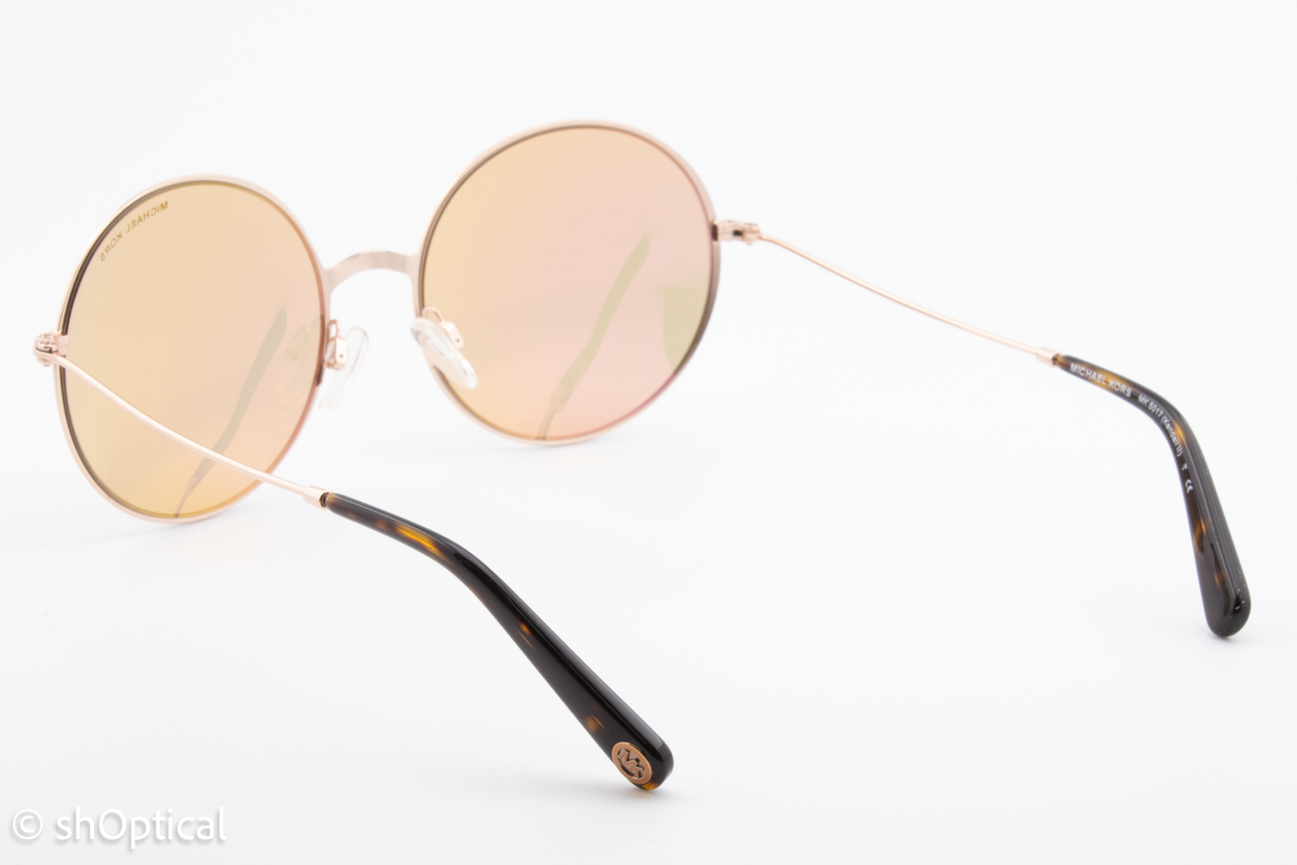 Michael Kors MK5017 1026R1 Womens Full Rim Sunglasses Gold 55mm