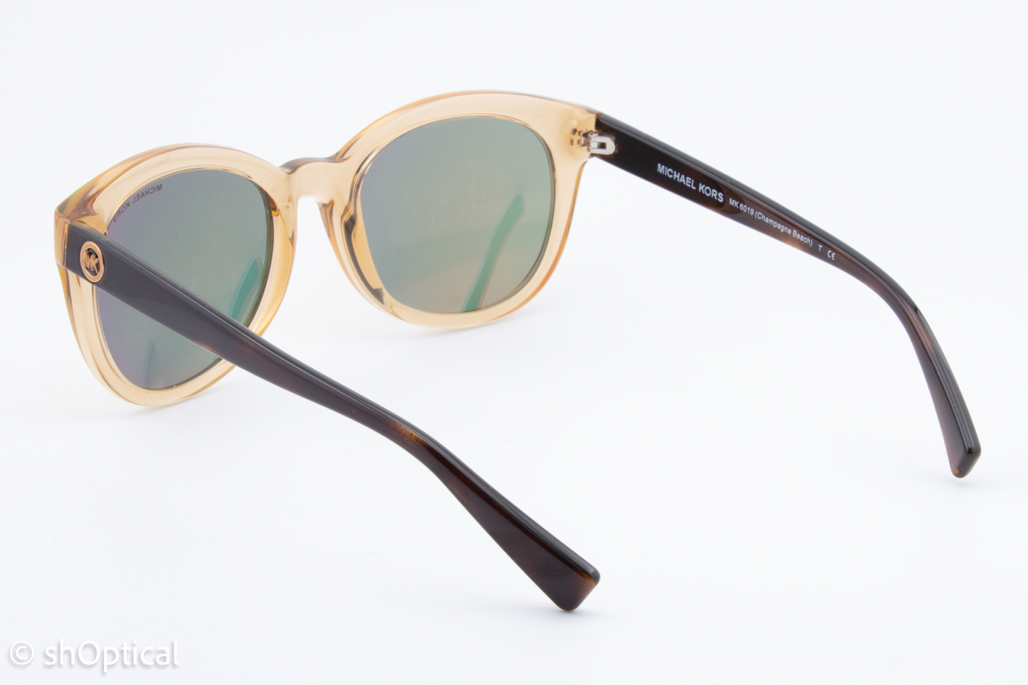 Michael Kors MK6019 30516Q Womens Full Rim Sunglasses Champagne 53mm