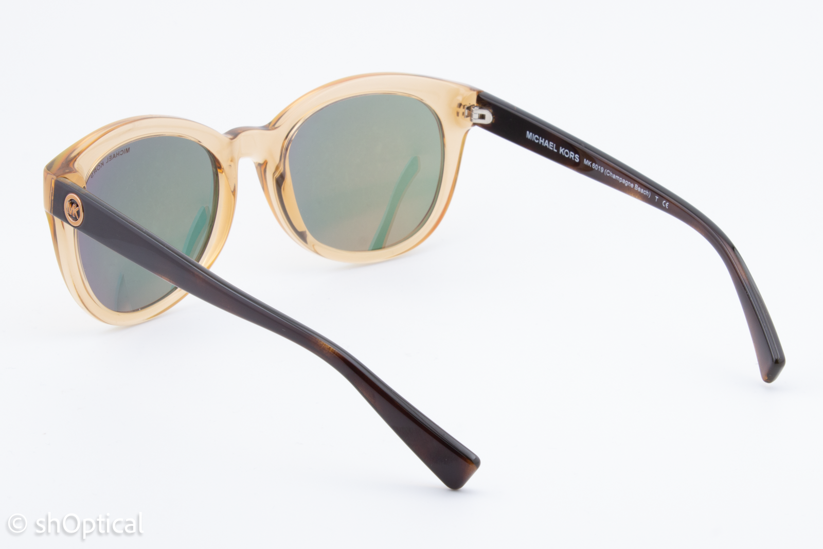 Michael Kors MK6019 30516Q Womens Full Rim Sunglasses Champagne 53mm