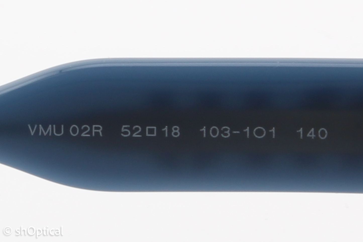 Miu Miu VMU02R  Female Square Glasses Frame Black & Blue 52mm