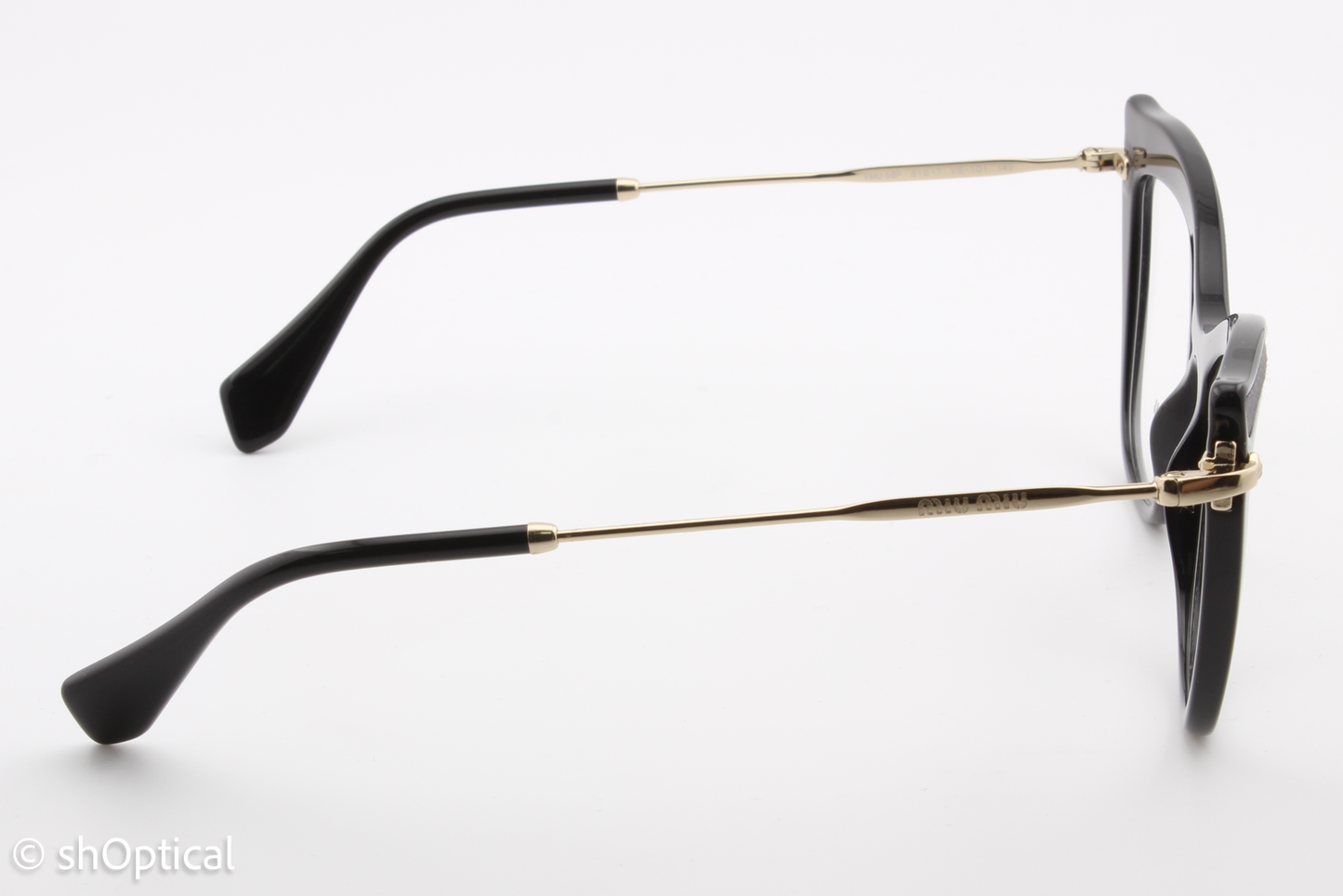 Miu Miu VMU06P  Female Cat Eye Glasses Frame Black 51mm