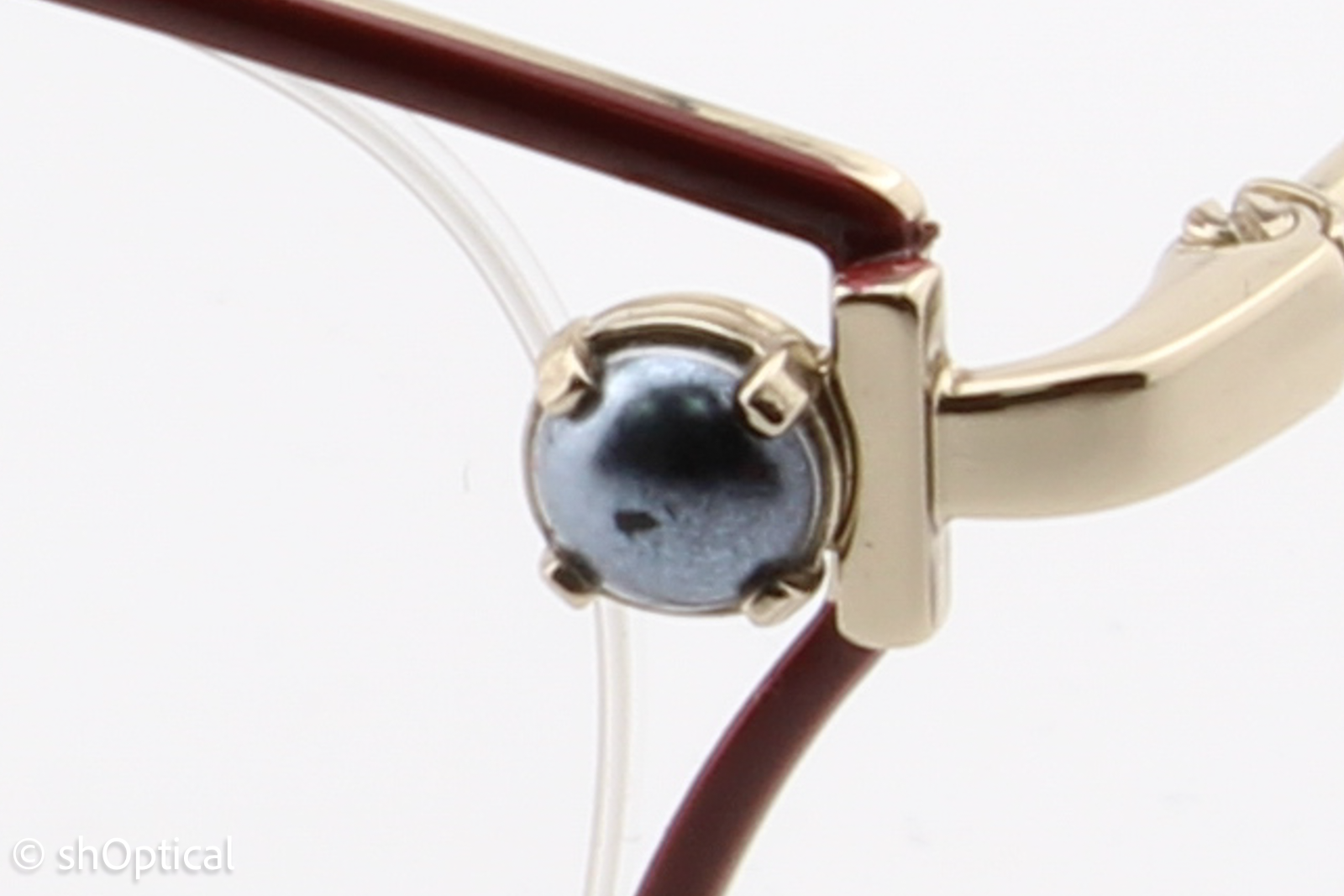 Miu Miu VMU53Q  Female Cat Eye Glasses Frame Burgundy 50mm