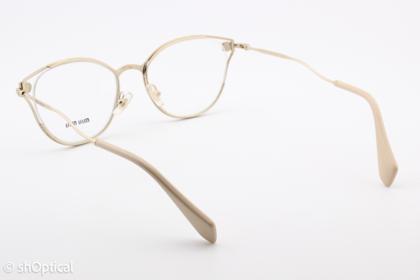 Miu Miu VMU53Q  Female Cat Eye Glasses Frame Burgundy 50mm