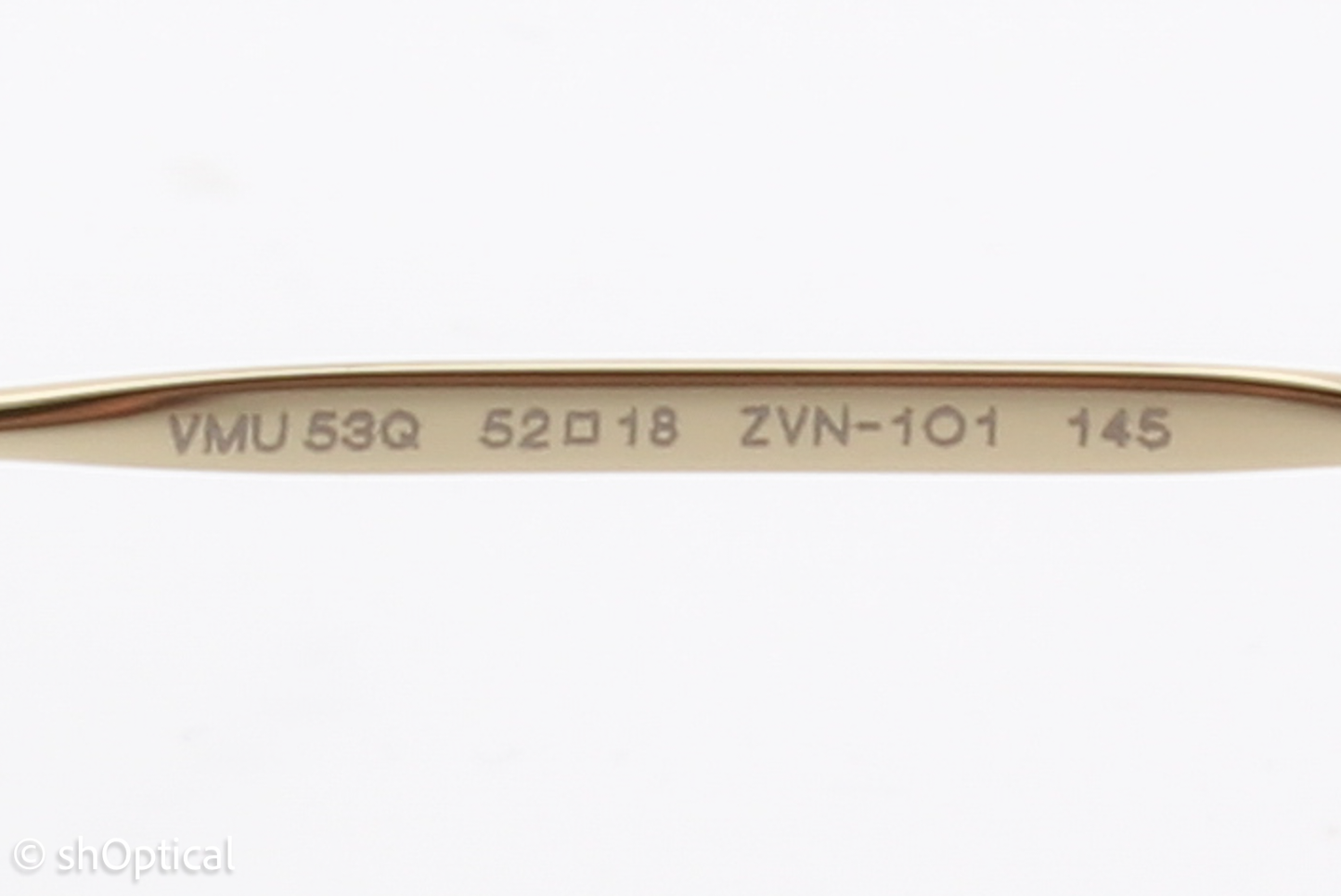 Miu Miu VMU53Q  Female Cat Eye Glasses Frame Gold 52mm