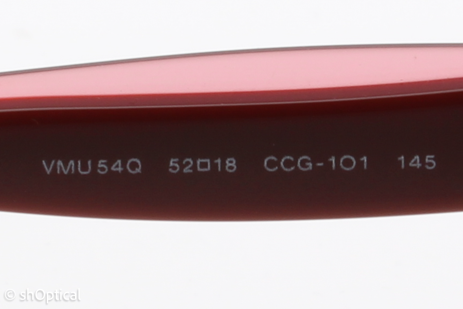 Miu Miu VMU54Q  Female Cat Eye Glasses Frame Burgundy 52mm