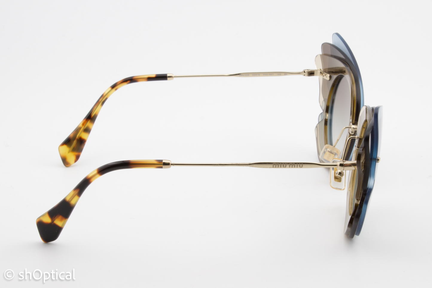 Miu Miu SMU02S VA0-0A7 Womens Full Rim Sunglasses Grey 63mm