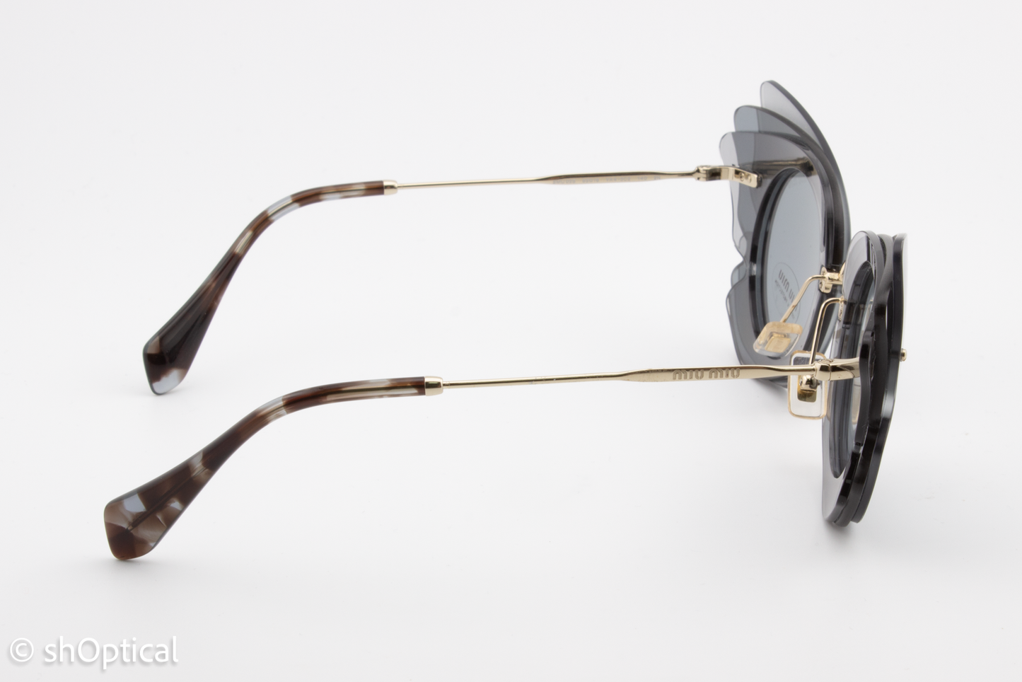 Miu Miu SMU02S VA4-3C2 Womens Full Rim Sunglasses Grey 63mm