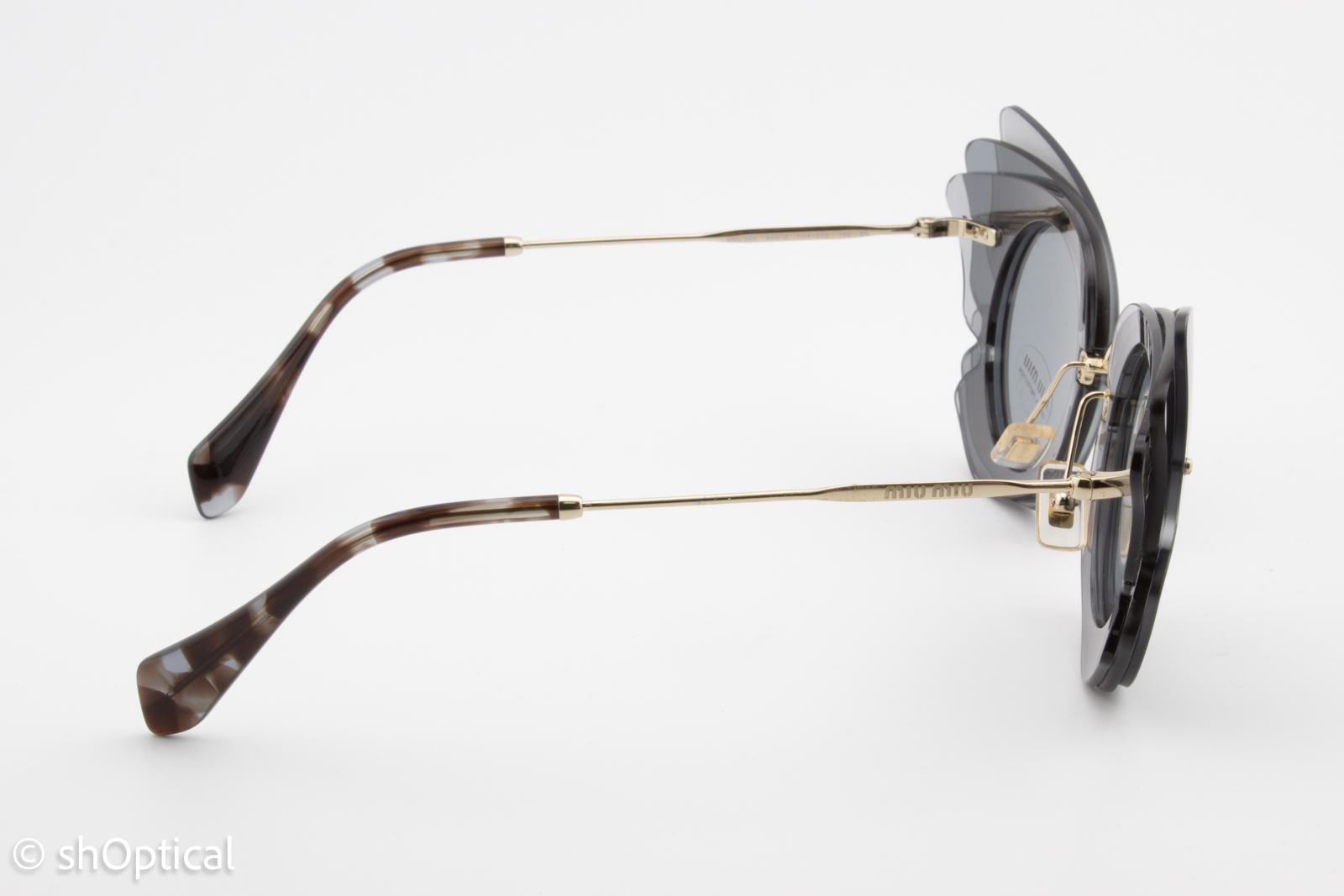 Miu Miu SMU02S VA4-3C2 Womens Full Rim Sunglasses Grey 63mm