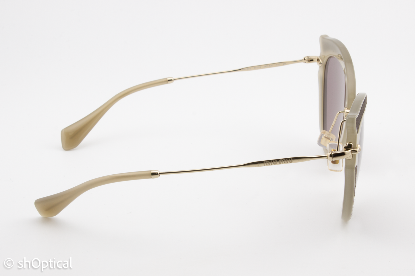 Miu Miu SMU05S VHY-6X1 Womens Full Rim Sunglasses Mushroom 52mm