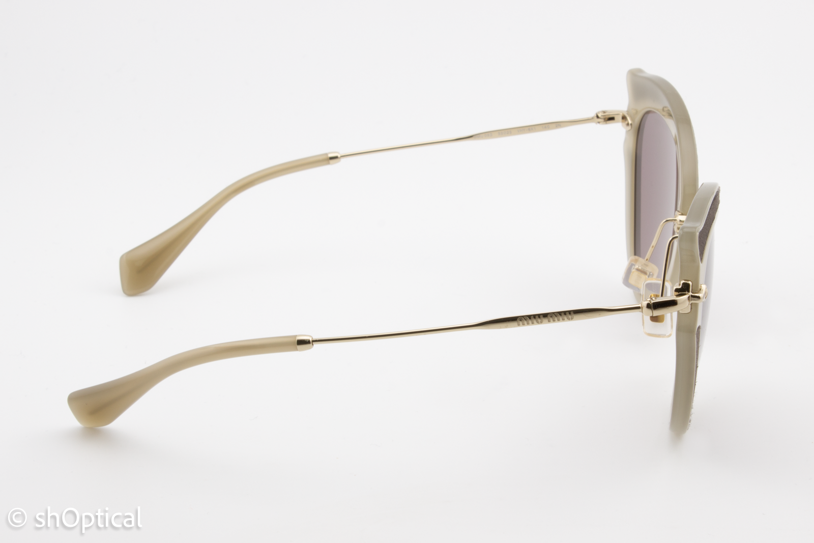 Miu Miu SMU05S VHY-6X1 Womens Full Rim Sunglasses Mushroom 52mm