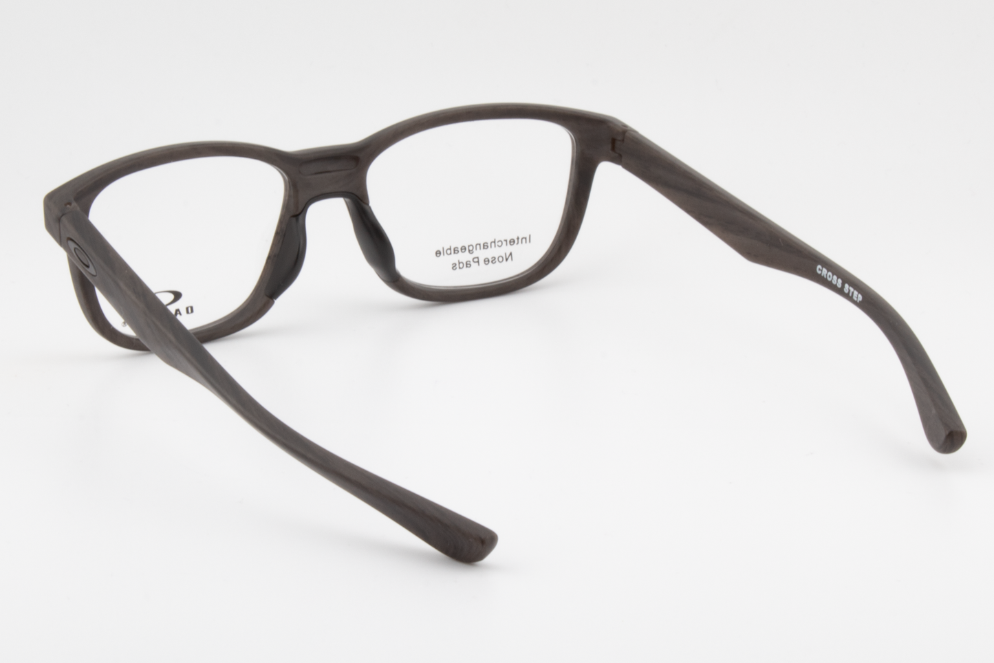 Oakley OX8106 CROSS STEP  Unisex Oval Glasses Frame Matte Woodgrain 50mm