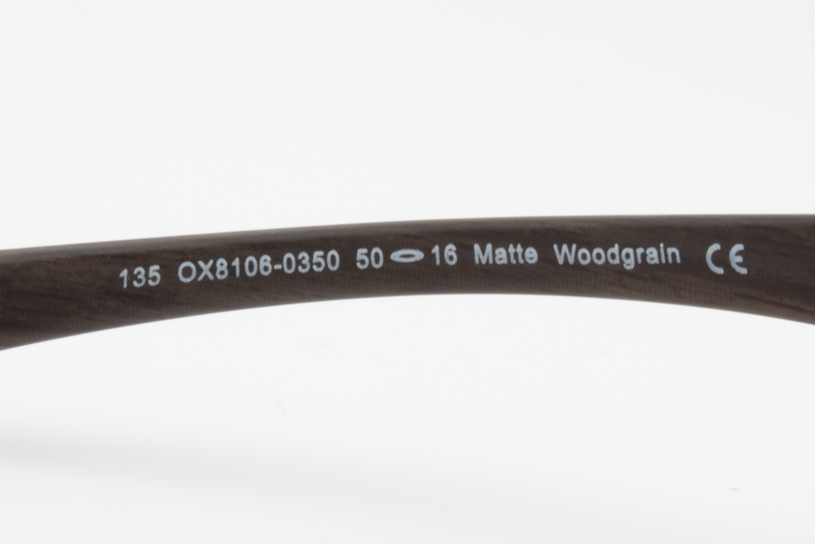 Oakley OX8106 CROSS STEP  Unisex Oval Glasses Frame Matte Woodgrain 50mm