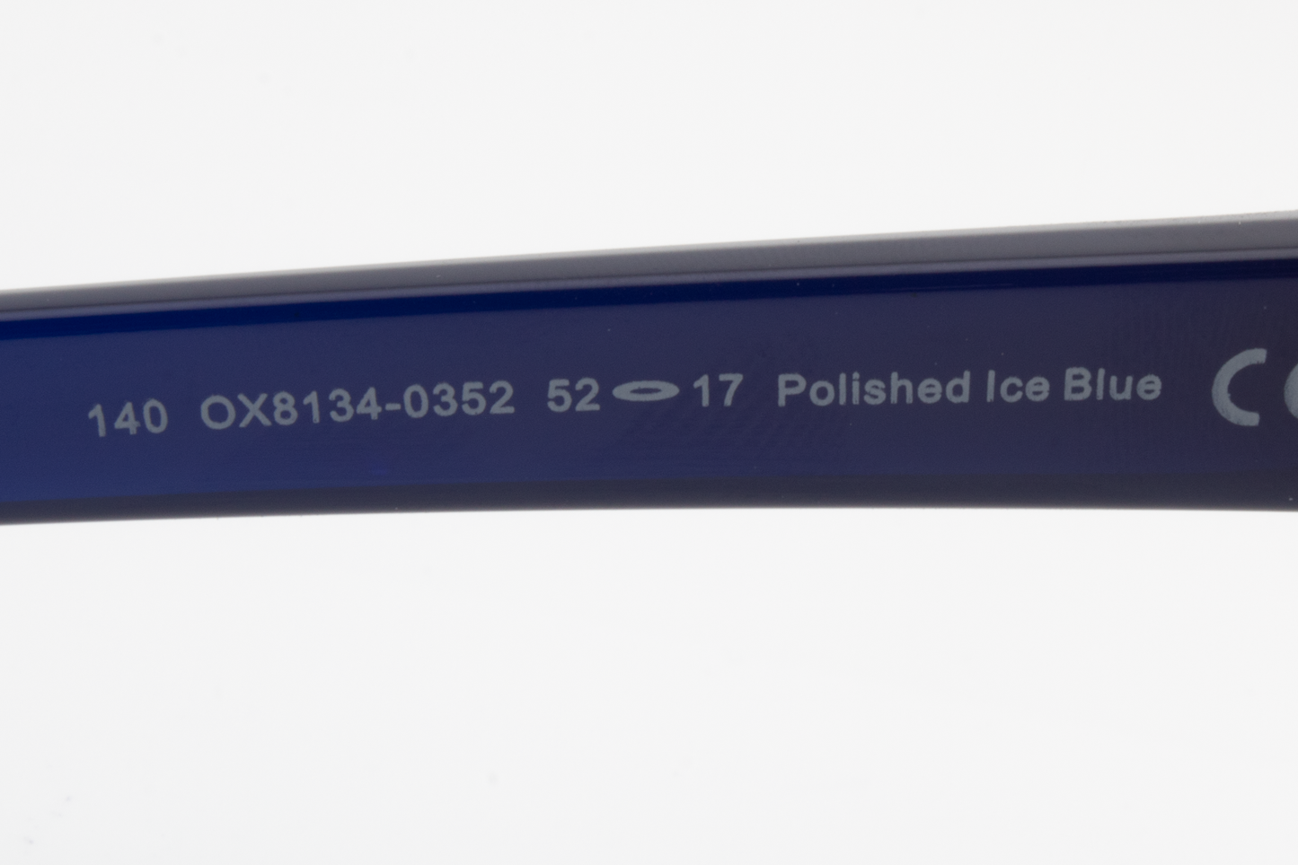 Oakley OX8134 LATCH KEY  Unisex Round Glasses Frame Polished Ice Blue 52mm