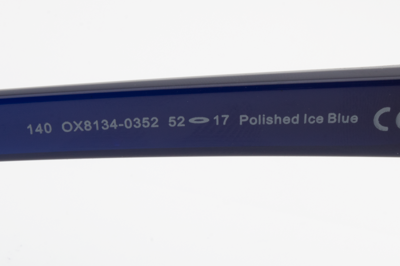 Oakley OX8134 LATCH KEY  Unisex Round Glasses Frame Polished Ice Blue 52mm