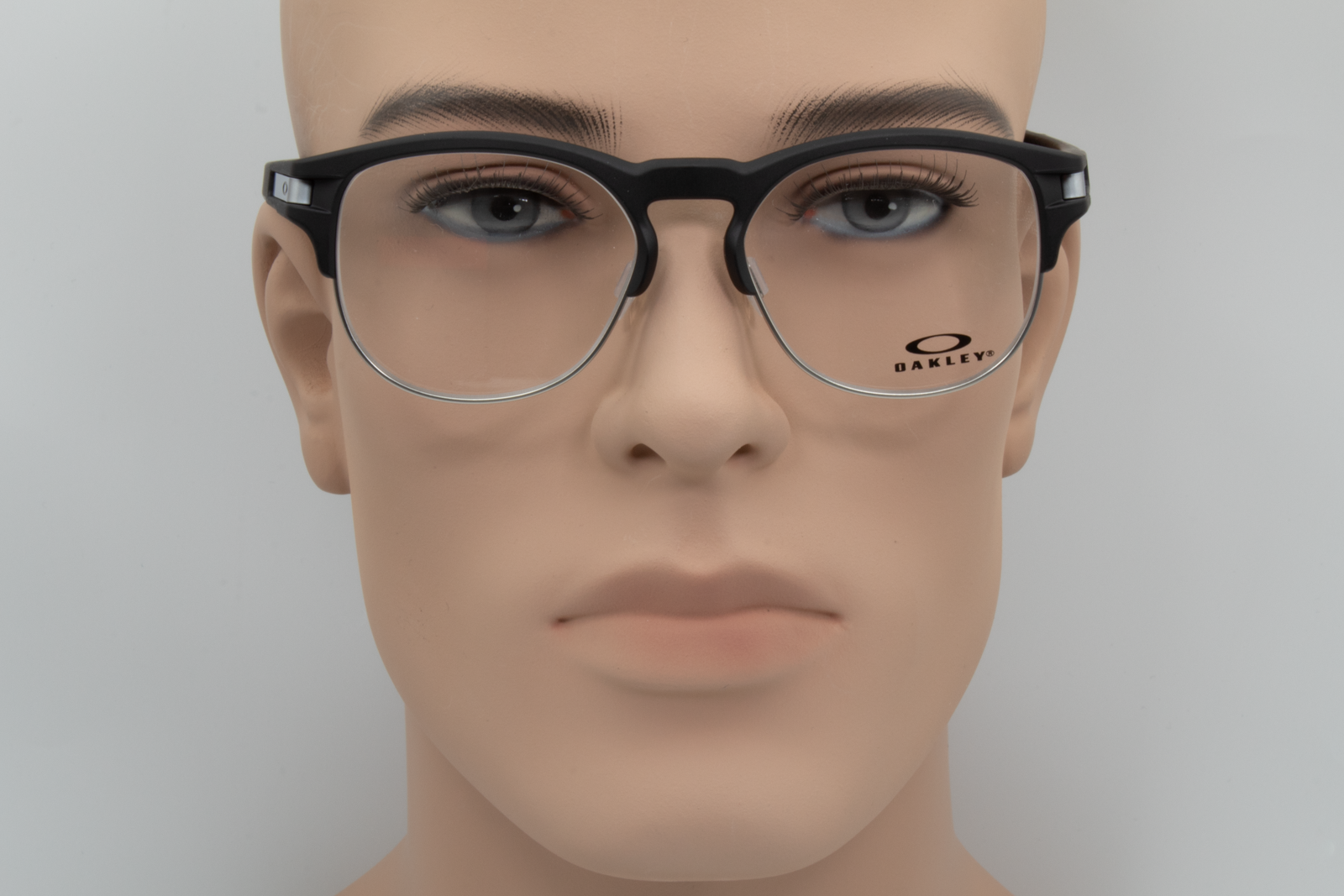 Oakley OX8134 LATCH KEY  Unisex Round Glasses Frame Satin Black 52mm