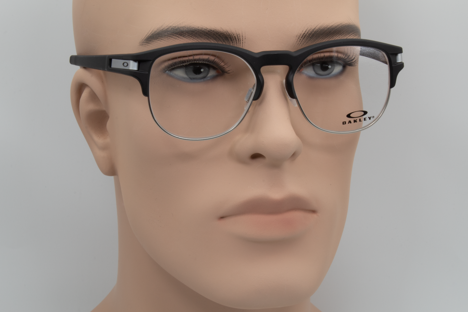 Oakley OX8134 LATCH KEY  Unisex Round Glasses Frame Satin Black 52mm