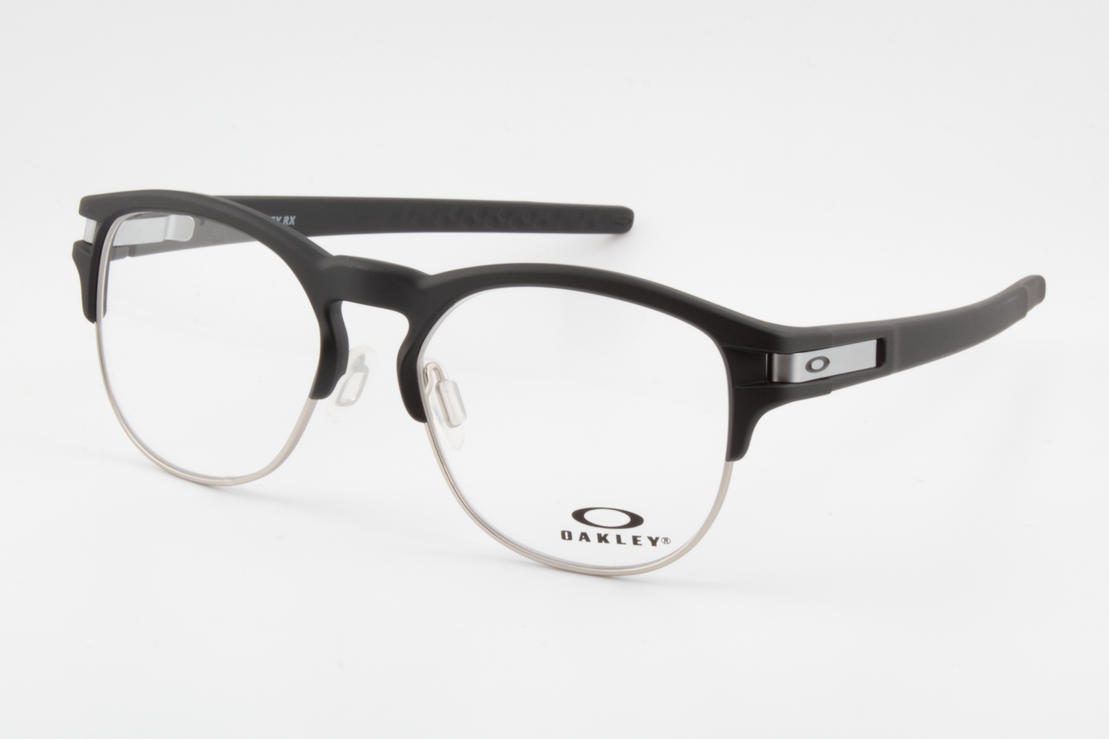 Oakley OX8134 LATCH KEY  Unisex Round Glasses Frame Satin Black 52mm