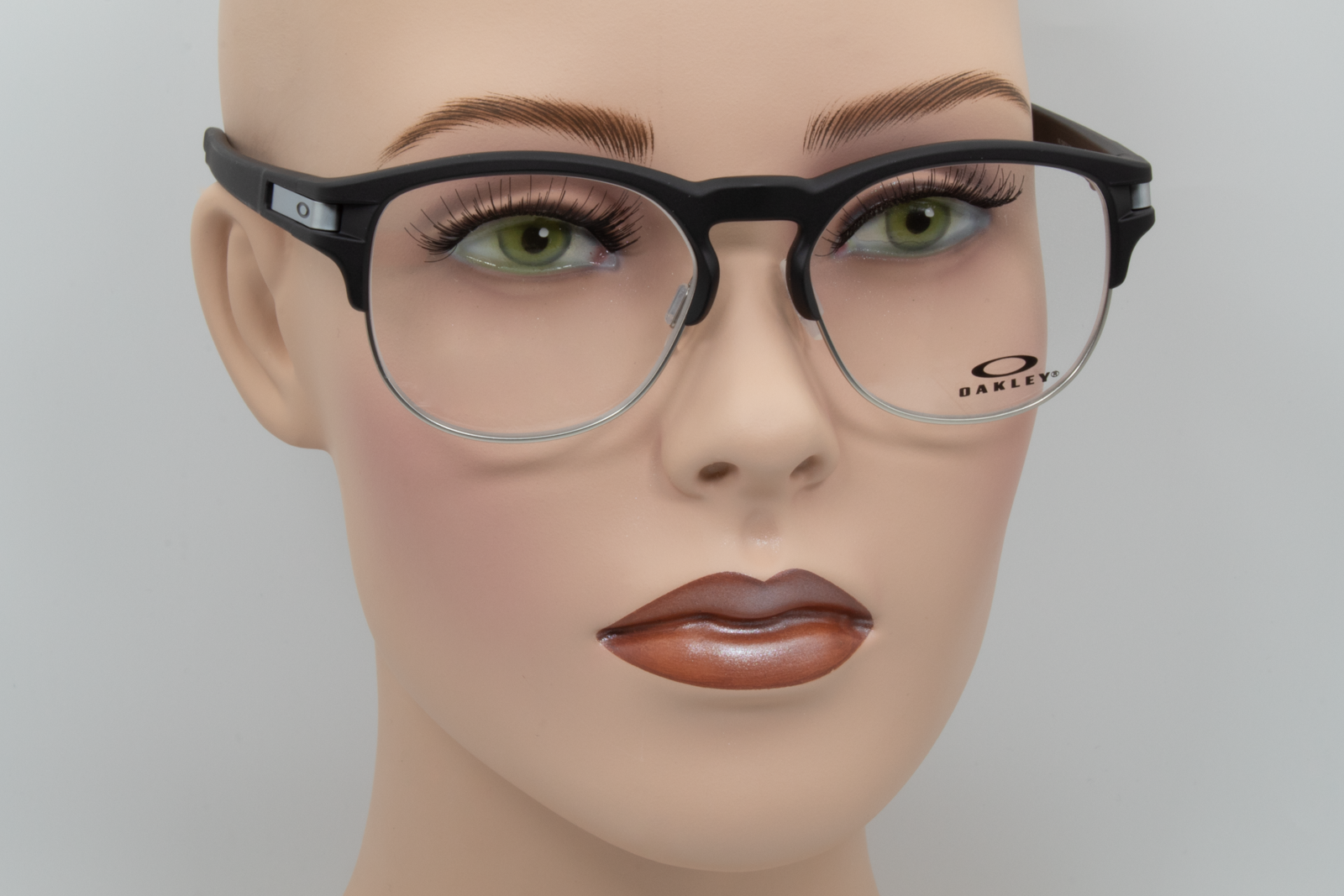 Oakley OX8134 LATCH KEY  Unisex Round Glasses Frame Satin Black 52mm