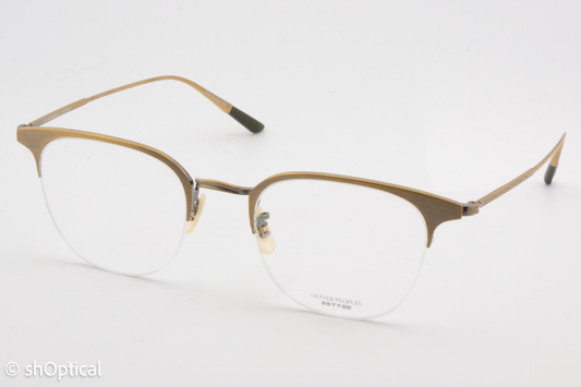 Oliver Peoples OV1162T/WILKINS  Unisex Square Glasses Frame Antique gold 49mm