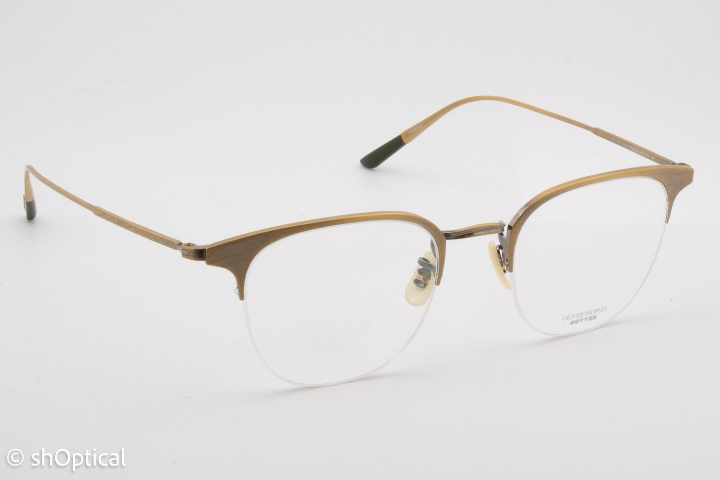 Oliver Peoples OV1162T/WILKINS  Unisex Square Glasses Frame Antique gold 49mm