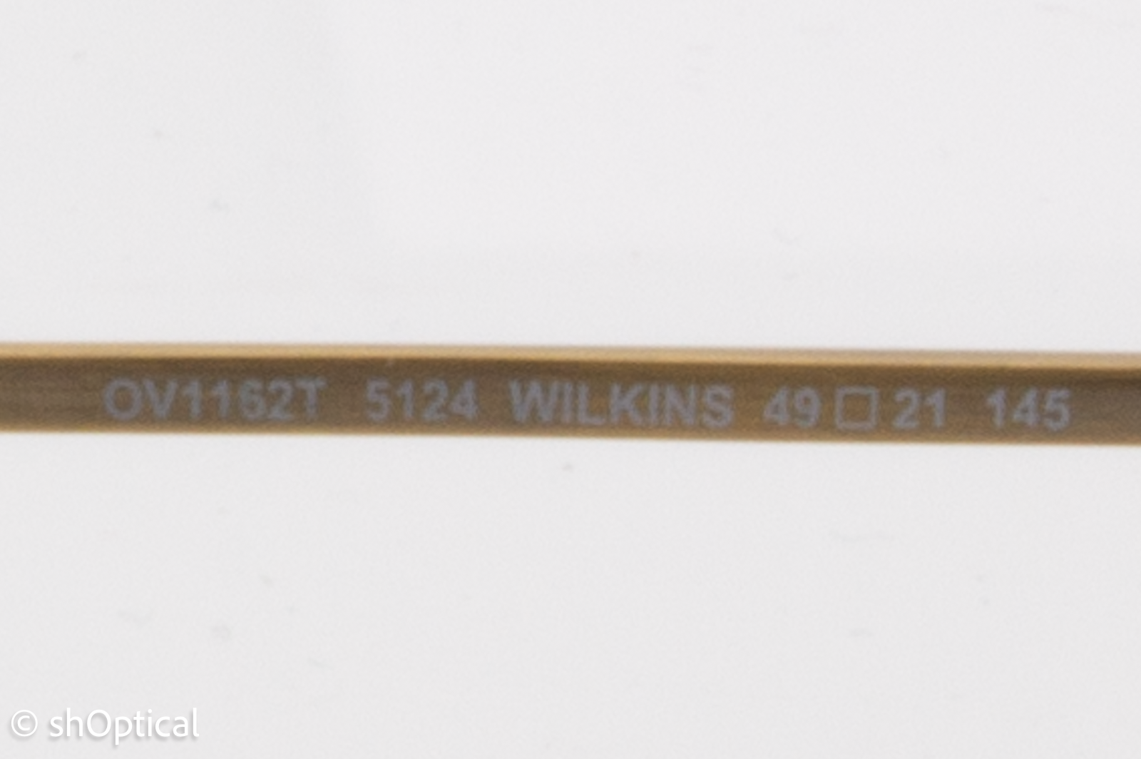 Oliver Peoples OV1162T/WILKINS  Unisex Square Glasses Frame Antique gold 49mm