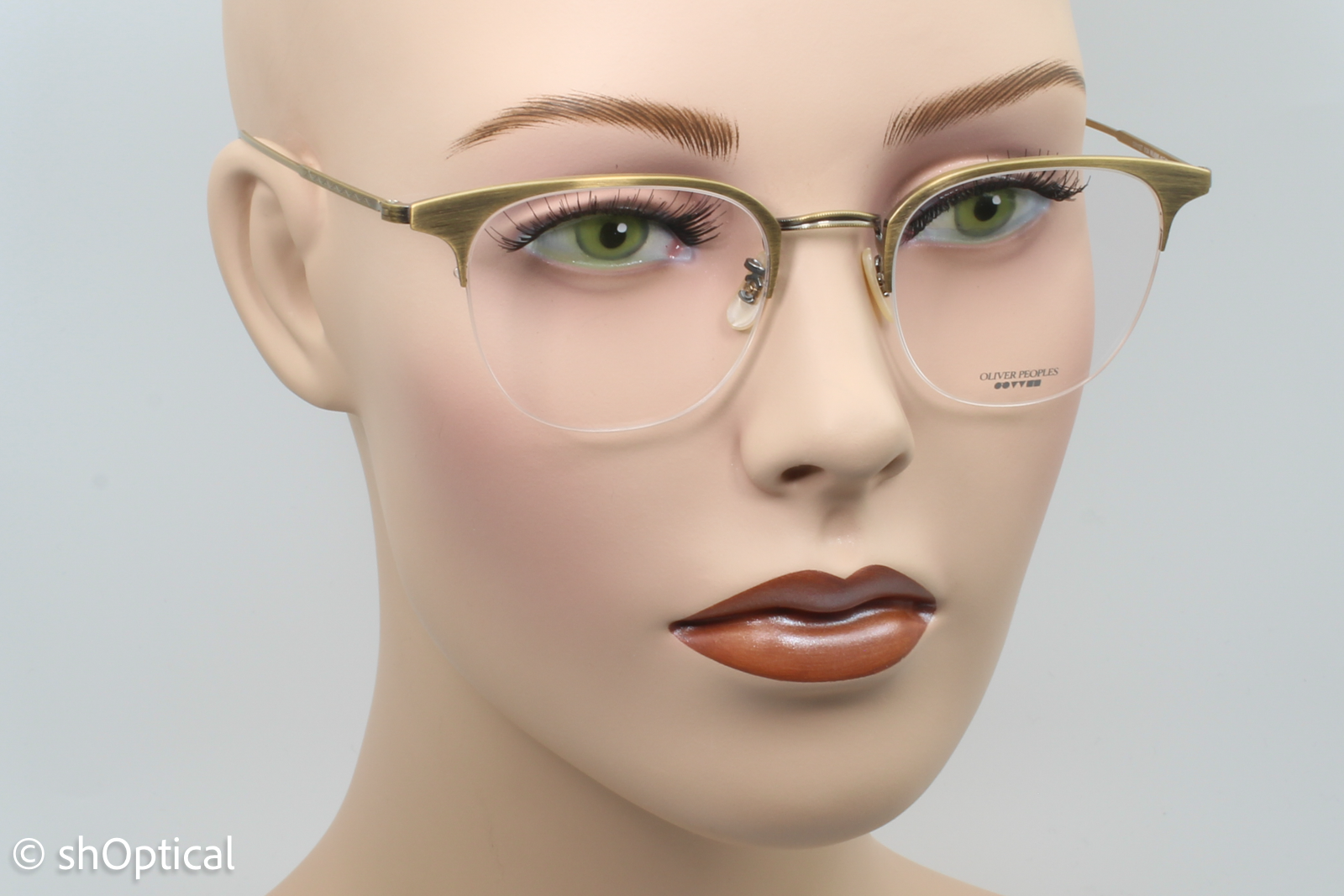 Oliver Peoples OV1162T/WILKINS  Unisex Square Glasses Frame Antique gold 49mm