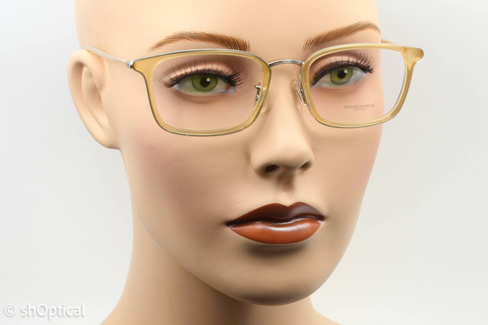 Oliver Peoples OV1210 BRANDT  Unisex Rectangular Glasses Frame Transparent 50mm