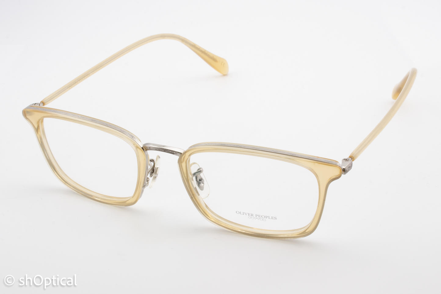 Oliver Peoples OV1210 BRANDT  Unisex Rectangular Glasses Frame Transparent 50mm