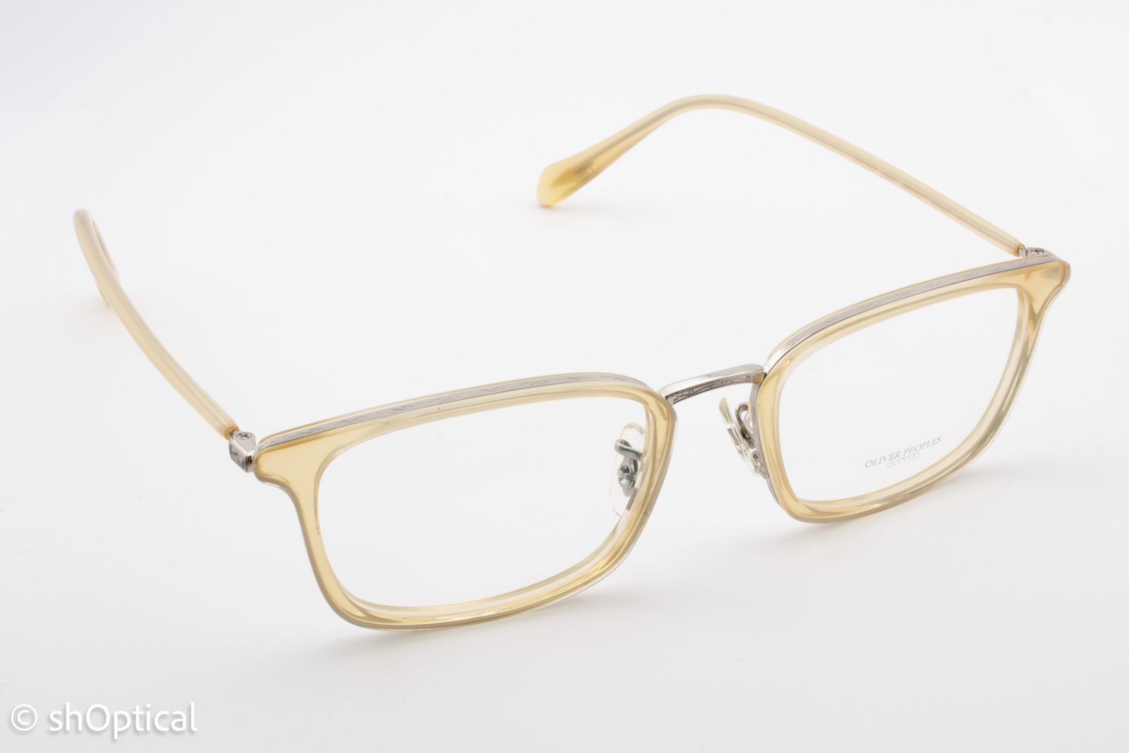 Oliver Peoples OV1210 BRANDT  Unisex Rectangular Glasses Frame Transparent 50mm