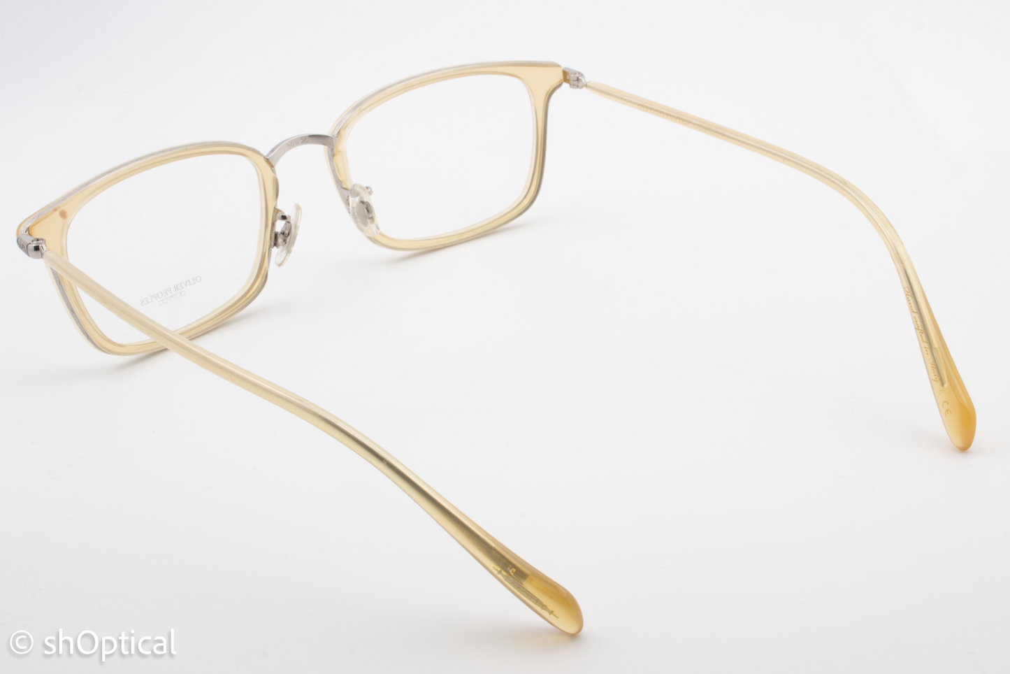 Oliver Peoples OV1210 BRANDT  Unisex Rectangular Glasses Frame Transparent 50mm