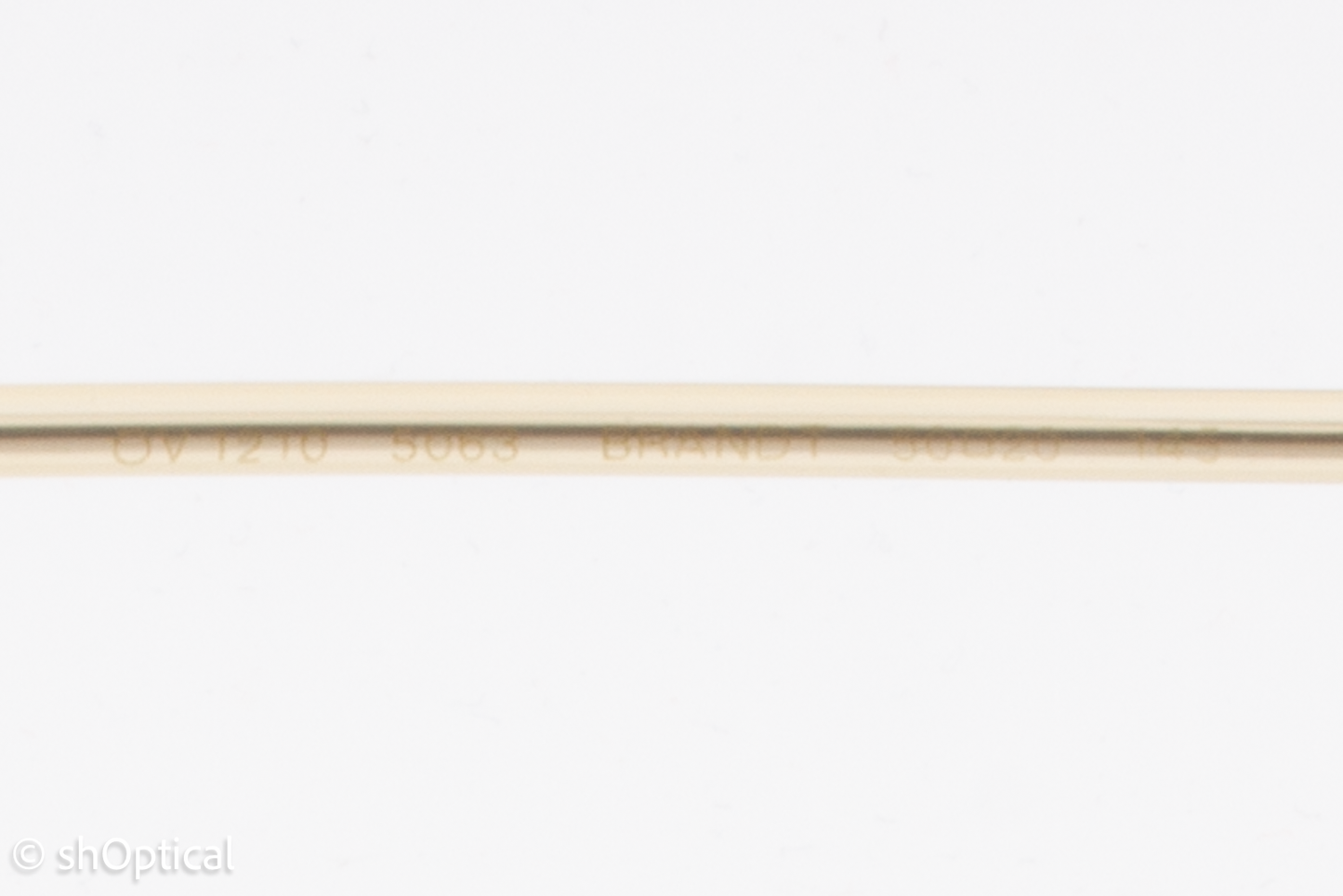 Oliver Peoples OV1210 BRANDT  Unisex Rectangular Glasses Frame Transparent 50mm