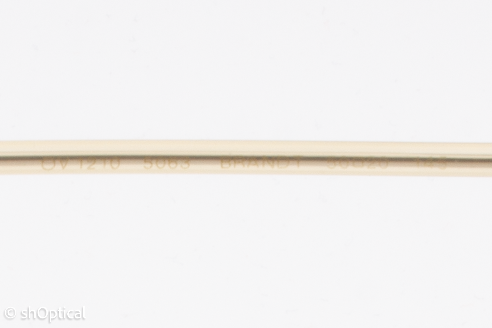 Oliver Peoples OV1210 BRANDT  Unisex Rectangular Glasses Frame Transparent 50mm