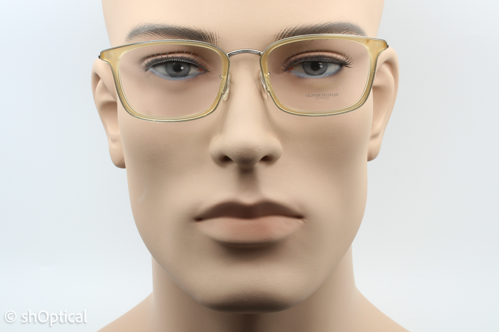 Oliver Peoples OV1210 BRANDT  Unisex Rectangular Glasses Frame Transparent 50mm