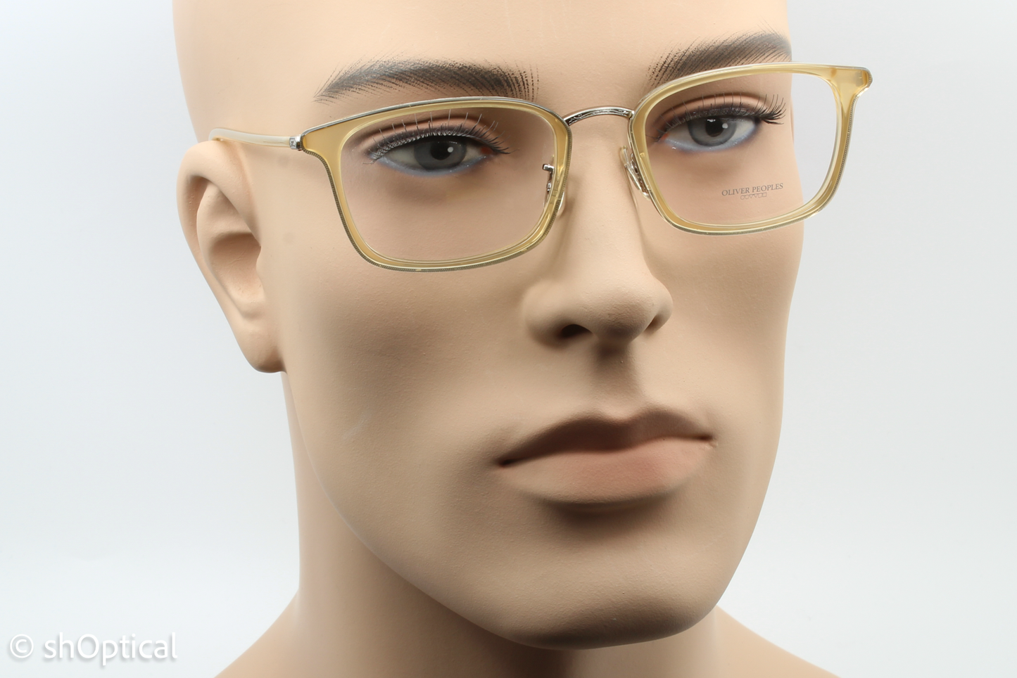 Oliver Peoples OV1210 BRANDT  Unisex Rectangular Glasses Frame Transparent 50mm