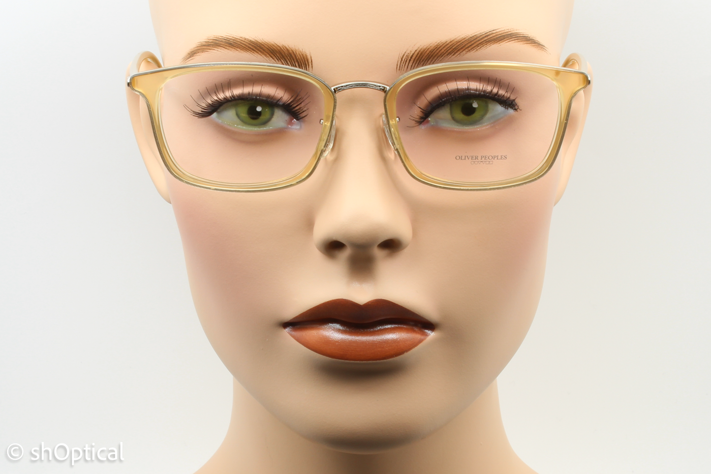 Oliver Peoples OV1210 BRANDT  Unisex Rectangular Glasses Frame Transparent 50mm