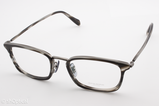 Oliver Peoples OV1210 BRANDT  Unisex Rectangular Glasses Frame Cocobolo Wood 50mm