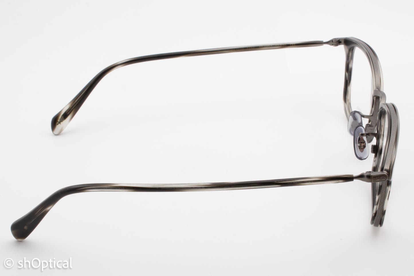 Oliver Peoples OV1210 BRANDT  Unisex Rectangular Glasses Frame Cocobolo Wood 50mm