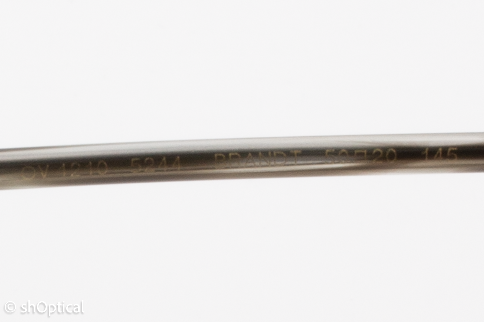 Oliver Peoples OV1210 BRANDT  Unisex Rectangular Glasses Frame Cocobolo Wood 50mm