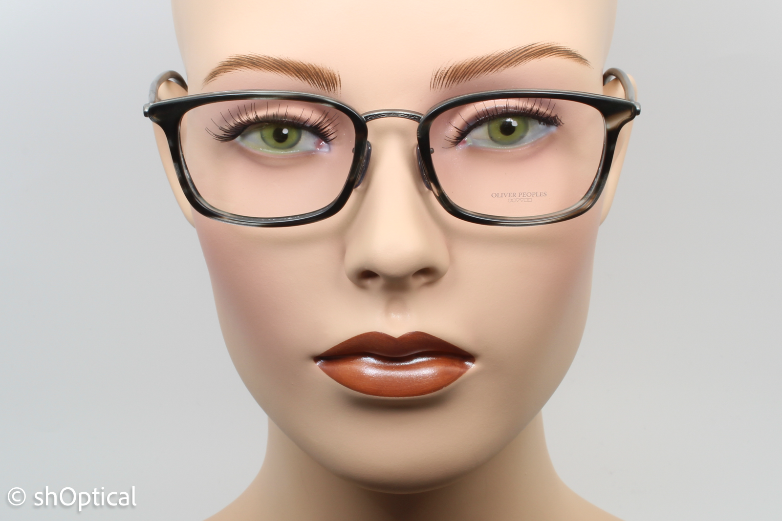 Oliver Peoples OV1210 BRANDT  Unisex Rectangular Glasses Frame Cocobolo Wood 50mm