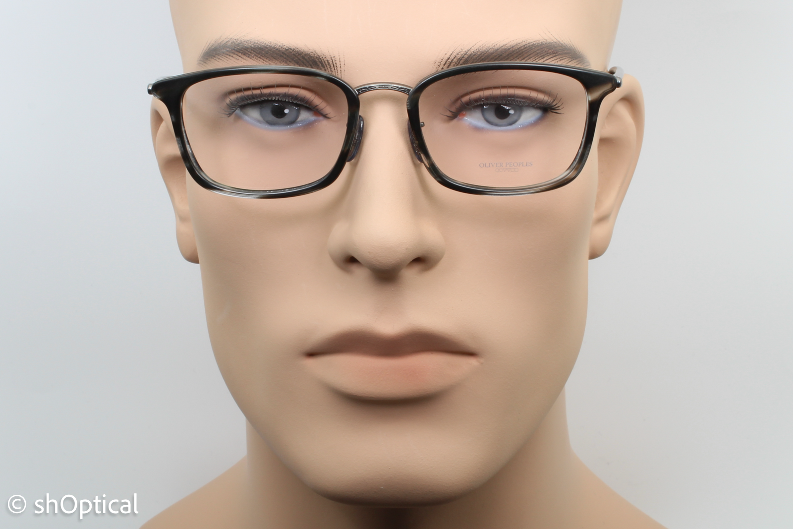 Oliver Peoples OV1210 BRANDT  Unisex Rectangular Glasses Frame Cocobolo Wood 50mm