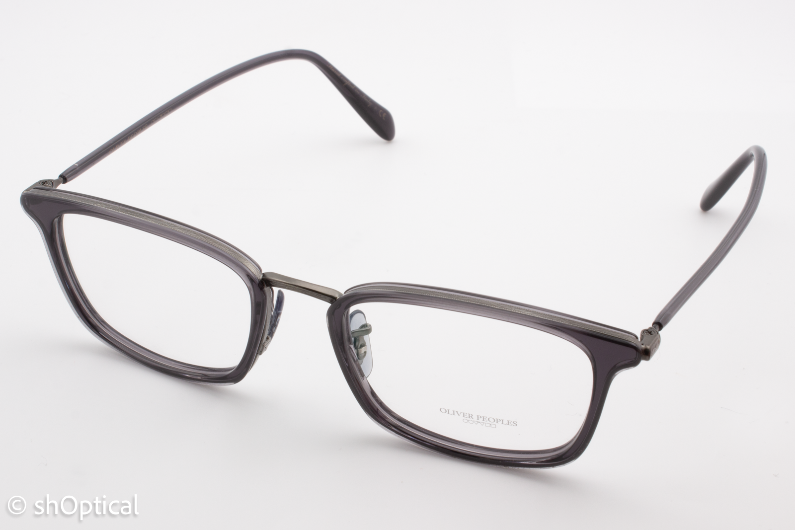 Oliver Peoples OV1210 BRANDT  Unisex Rectangular Glasses Frame Coal 50mm