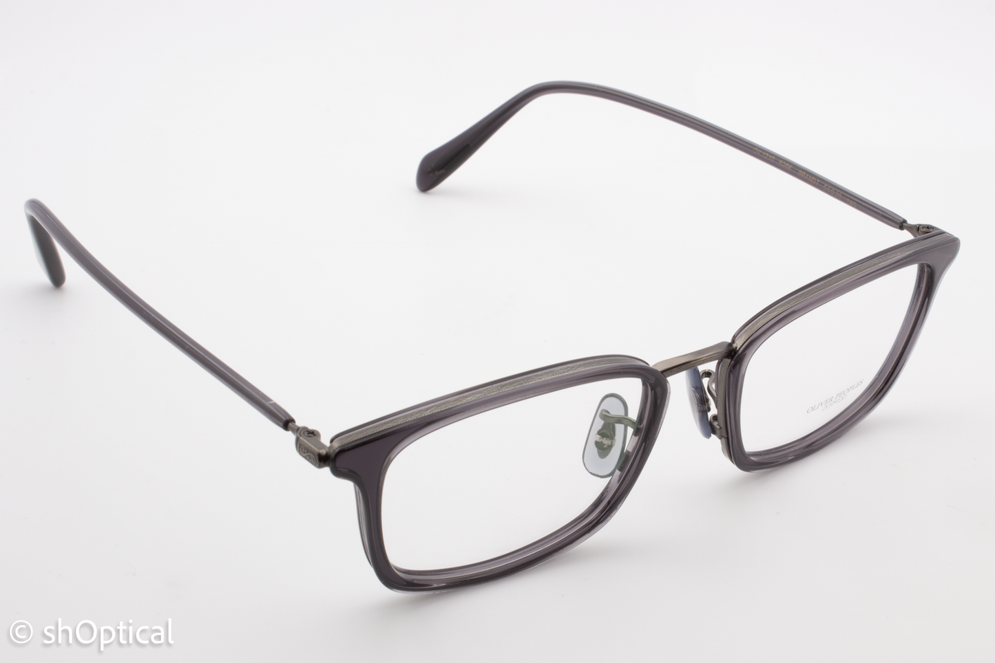 Oliver Peoples OV1210 BRANDT  Unisex Rectangular Glasses Frame Coal 50mm