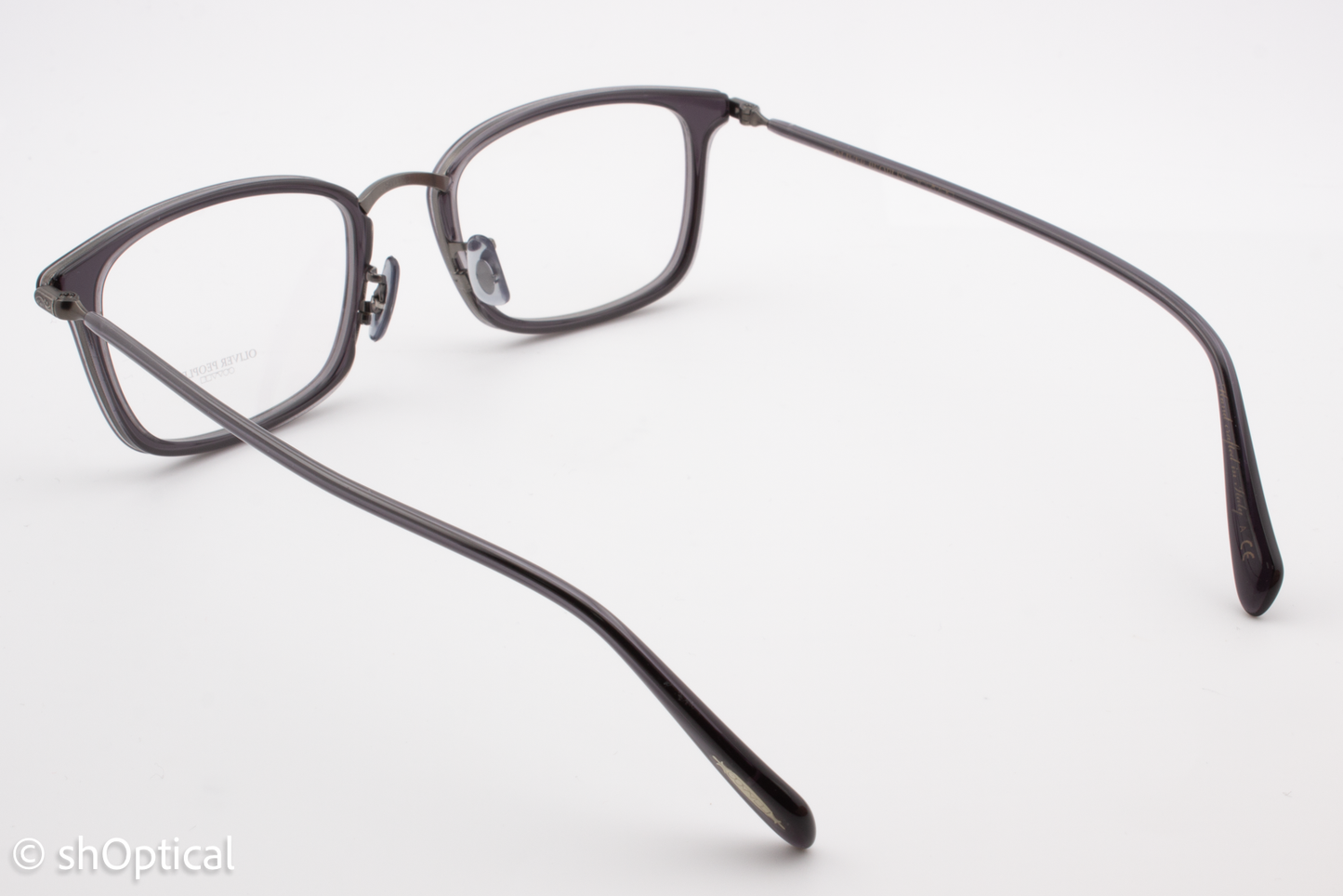 Oliver Peoples OV1210 BRANDT  Unisex Rectangular Glasses Frame Coal 50mm