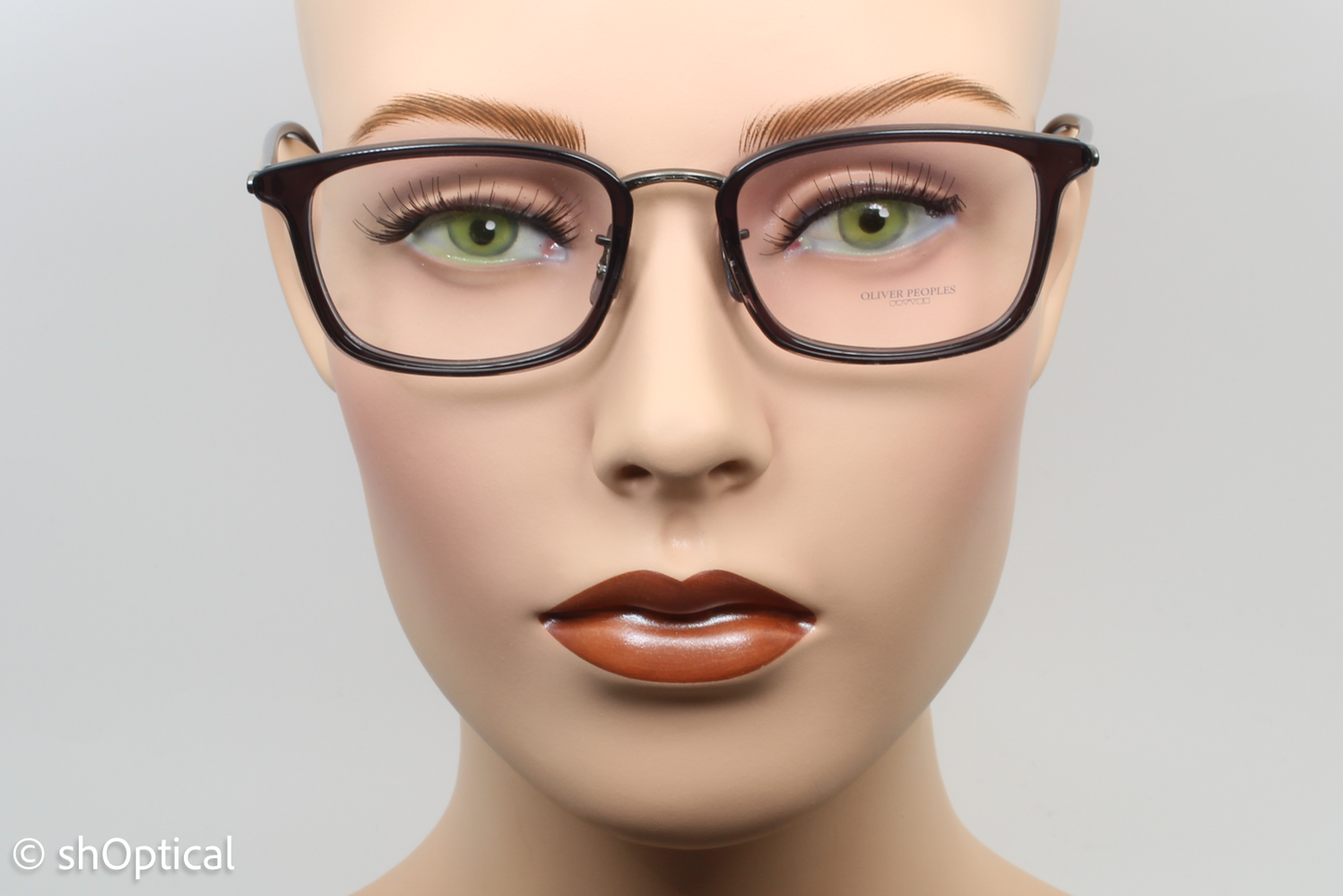 Oliver Peoples OV1210 BRANDT  Unisex Rectangular Glasses Frame Coal 50mm