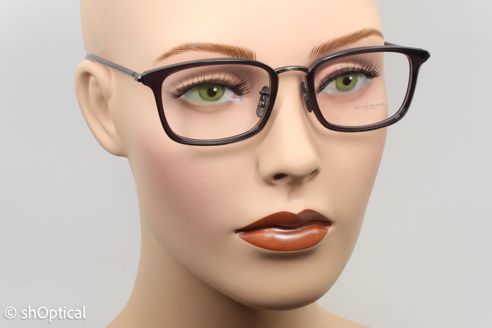 Oliver Peoples OV1210 BRANDT  Unisex Rectangular Glasses Frame Coal 50mm