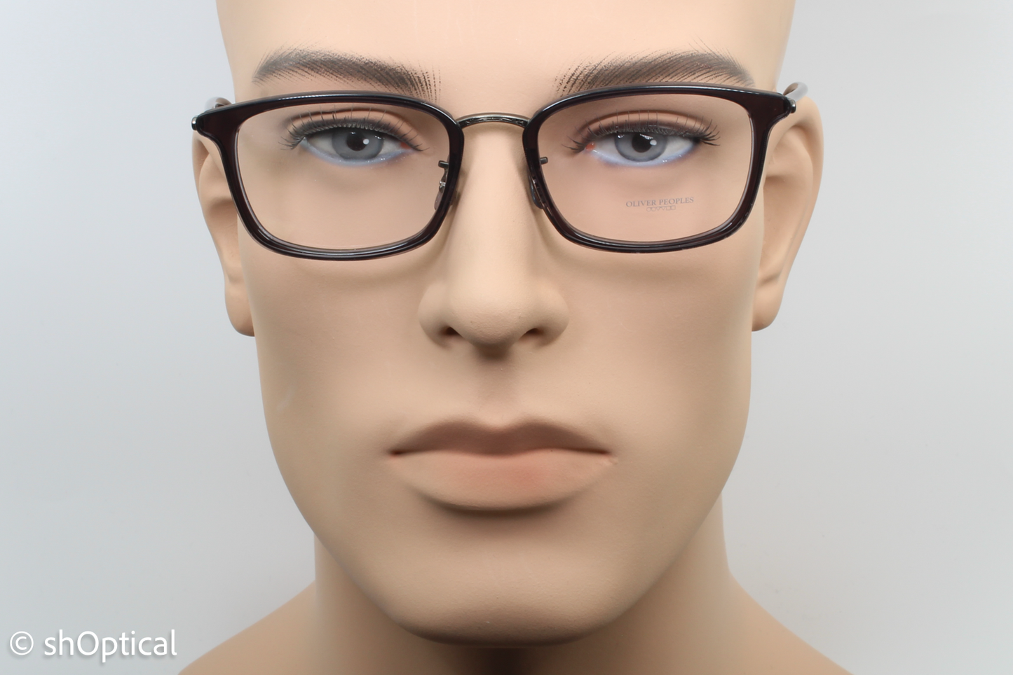 Oliver Peoples OV1210 BRANDT  Unisex Rectangular Glasses Frame Coal 50mm