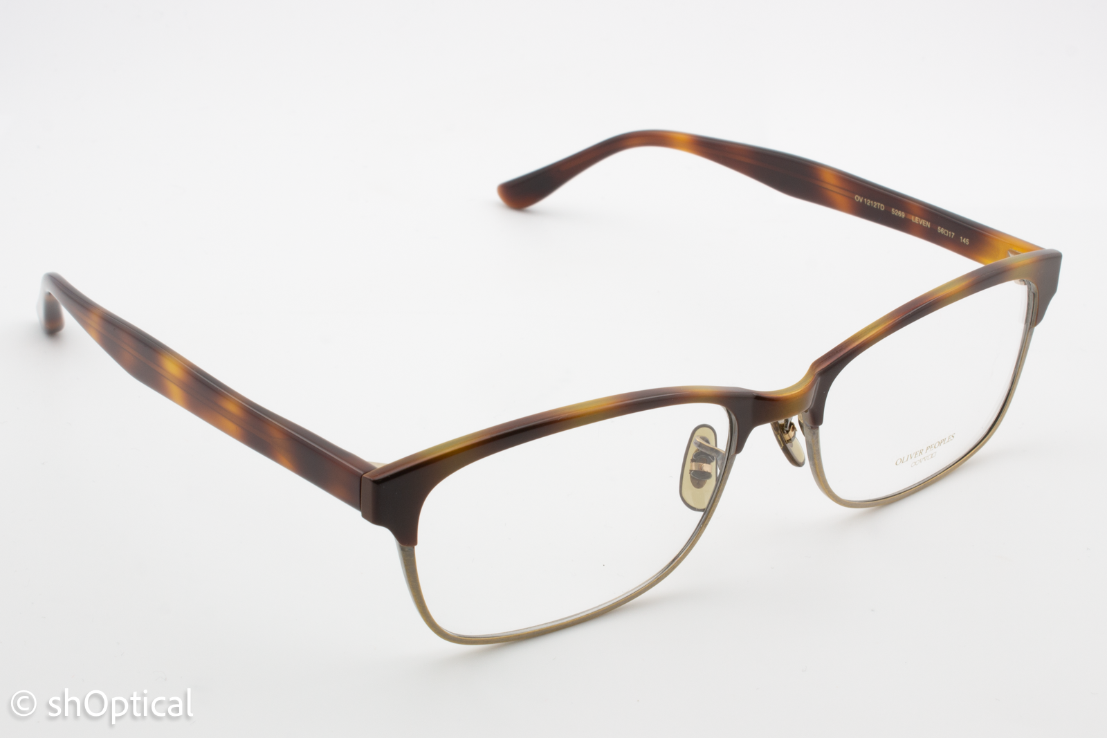 Oliver Peoples OV1212TD LEVEN  Unisex Rectangular Glasses Frame Tortoise 56mm