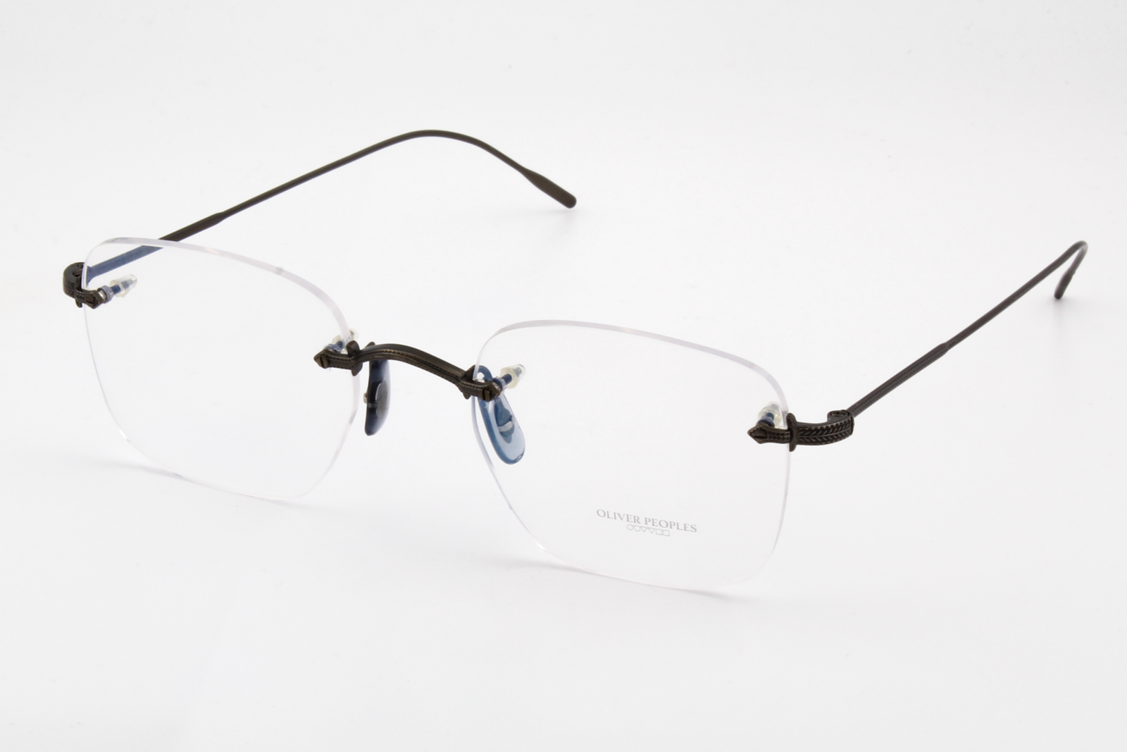 Oliver Peoples OV1227  Male Square Glasses Frame Antique Pewter 49mm