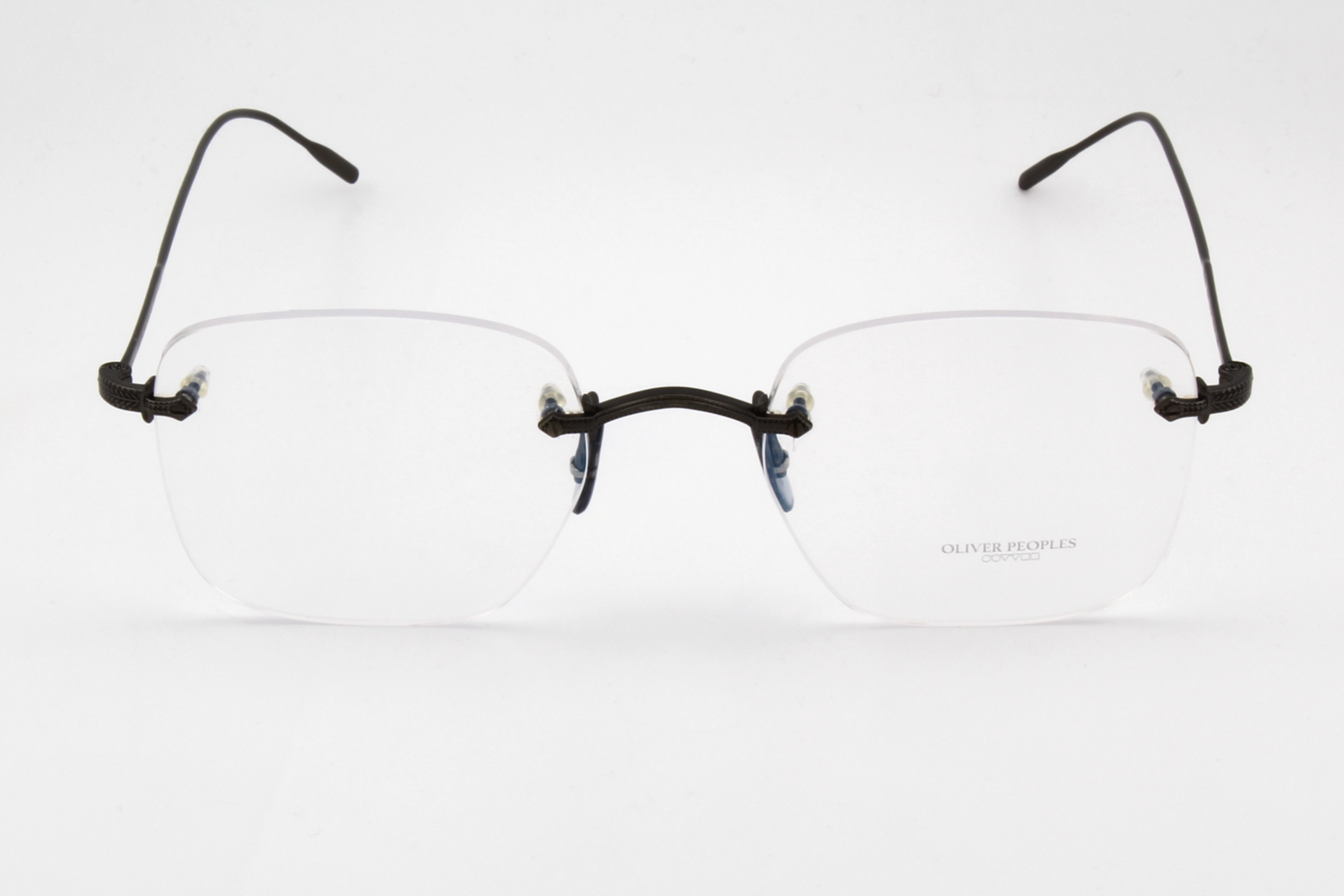 Oliver Peoples OV1227  Male Square Glasses Frame Antique Pewter 49mm