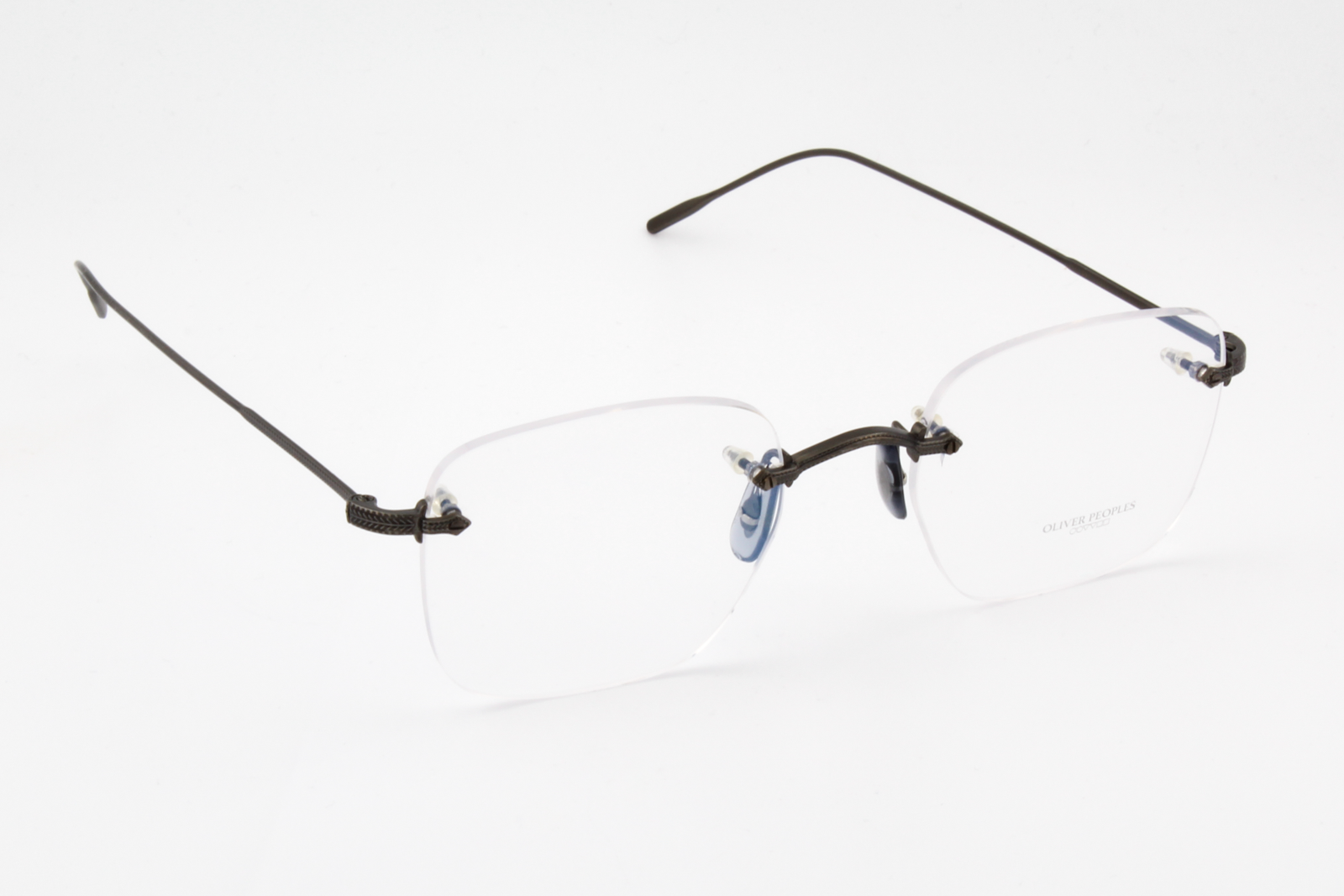 Oliver Peoples OV1227  Male Square Glasses Frame Antique Pewter 49mm